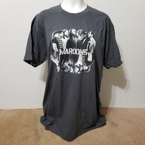 Maroon 5 shirt 2XL North American Tour 2016 photo graphic concert band merch